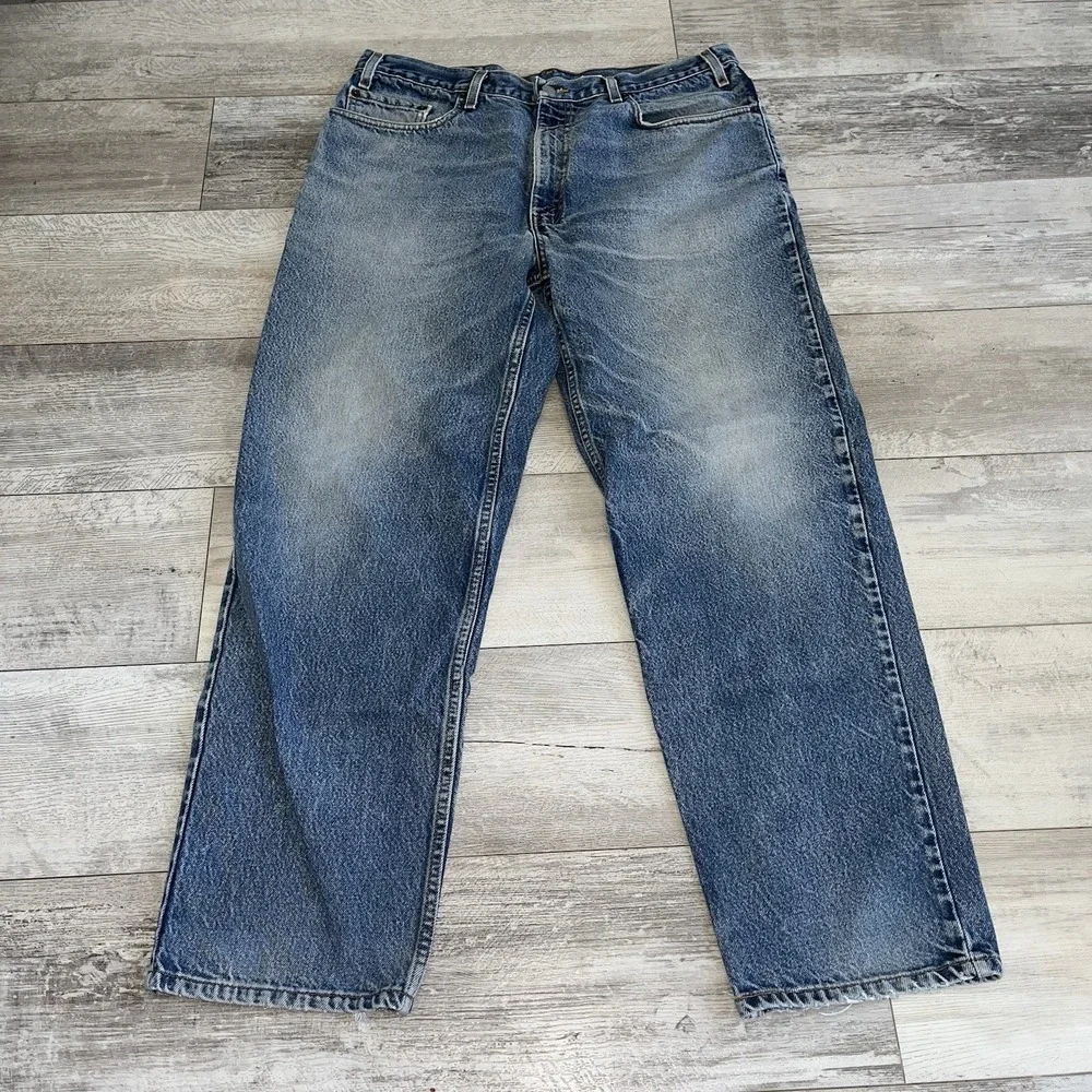Vintage Levis Jeans Mens 38x30 Blue Relaxed Fit Straight Leg Medium Wash